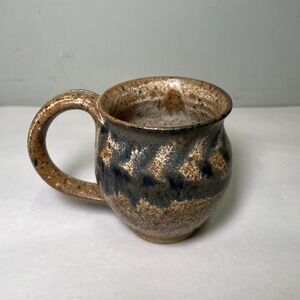 Handmade Mug Coffee Cup Studio Pottery Hand Thrown Artist Signed